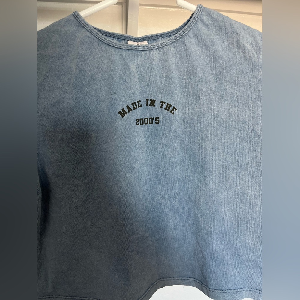 Zara crop shirt
